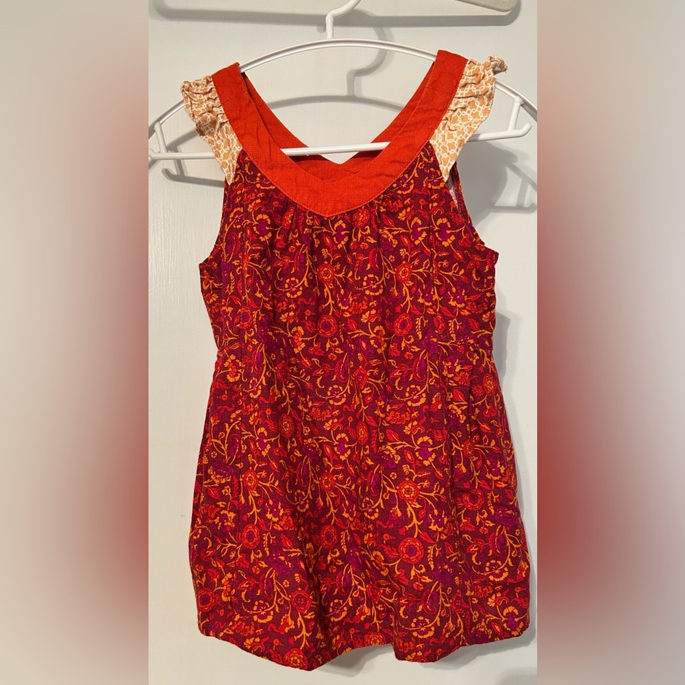 Matilda Jane Enchanted Garden Beach Bonfire V-Neck Swing Tank